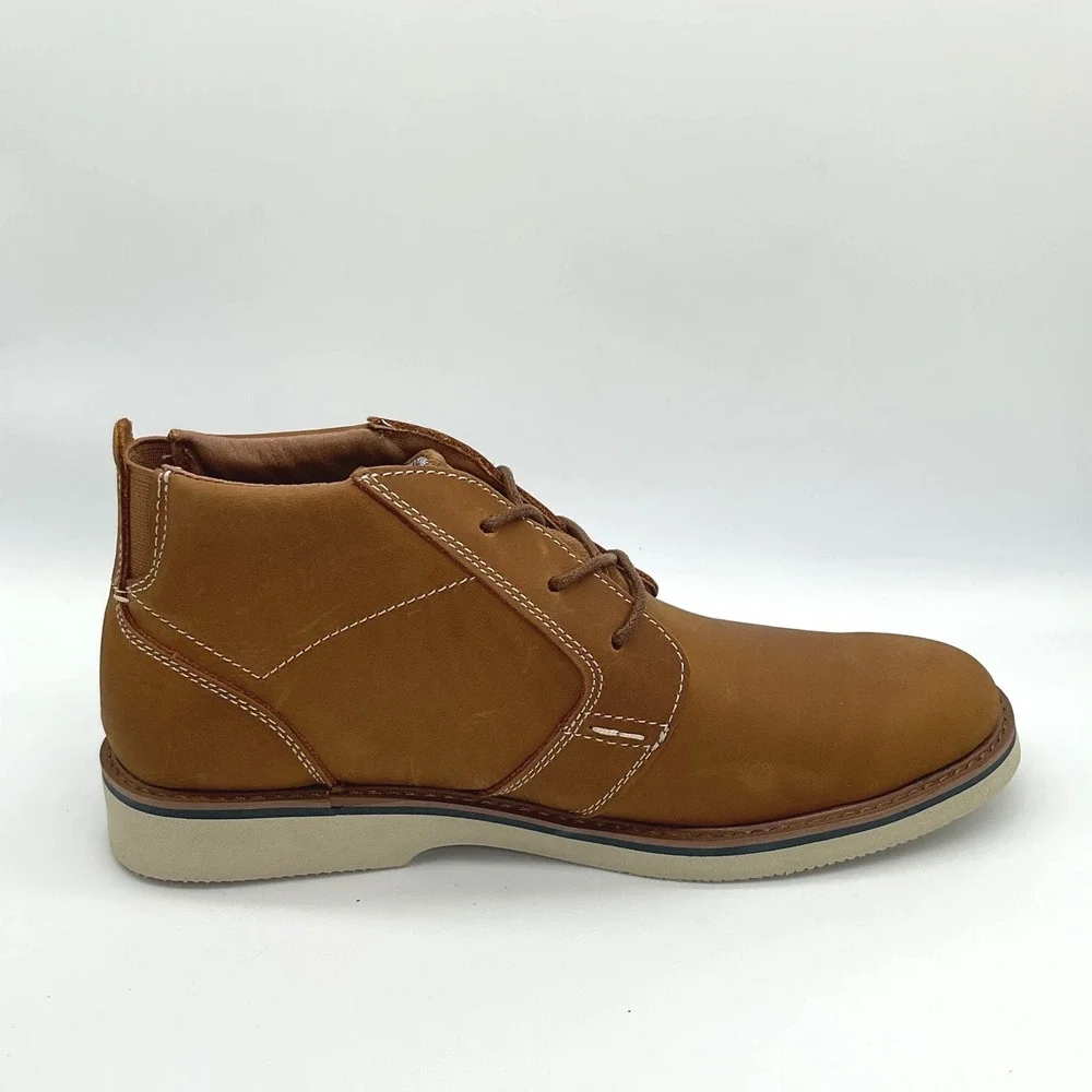 Nunn Bush Buchanan Mens Tan Brown Leather Chukka Boots 81098-239 Size 8M NEW